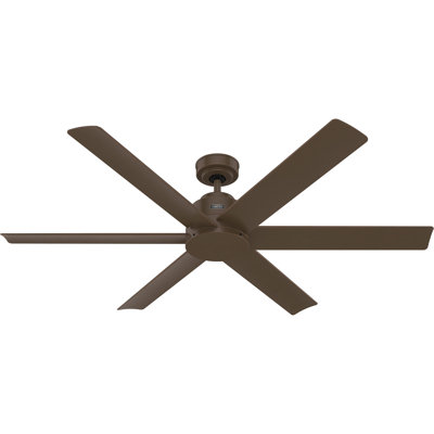 Hunter 60 inch Kennicott ENERGY STAR® Damp Rated Ceiling Fan and Handheld Remote
