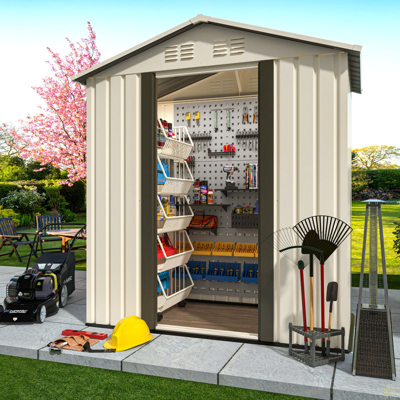 Outdoor Storage Garden Shed 5Ftx3ft Apex Roof