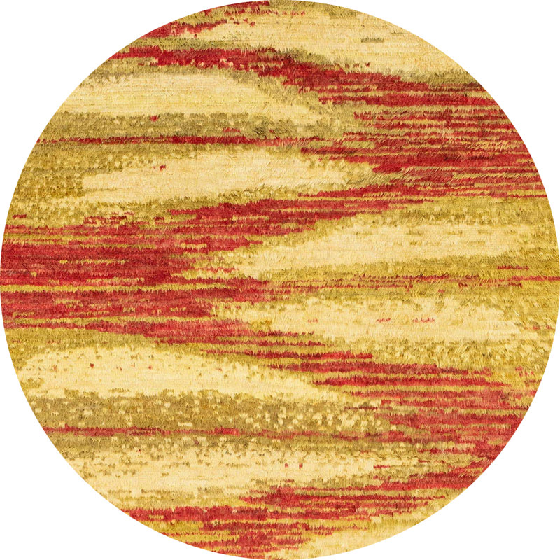 Abstract Indoor Rug, Round 3'