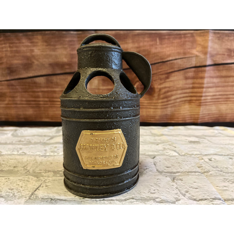 Farmhouse Milk Can Toothbrush Holder