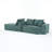 Boneless 104" Modular Cloud Couch L-Shaped Sectional Sofa with Chaise-2075543990
