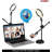 5 Core 6 Inch Ring Light with Overhead Phone Mount Dimmable Selfie LED Lights RING MOB PL