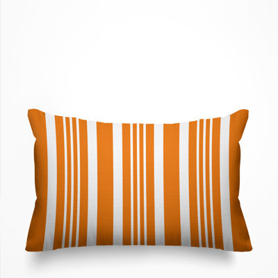 Healthcliff Striped Outdoor Reversible Throw Pillow