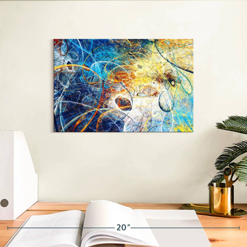 Avery Space Time Warp Abstract, 8" H x 12" W