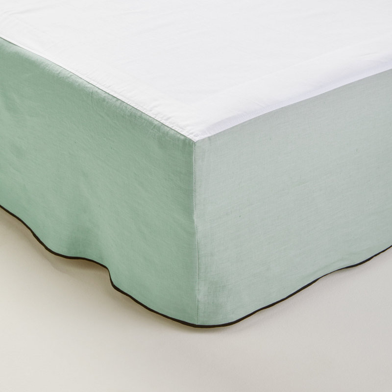 Carlina Tailored Wrap Around, 140cm W x 32cm D, Green/Black