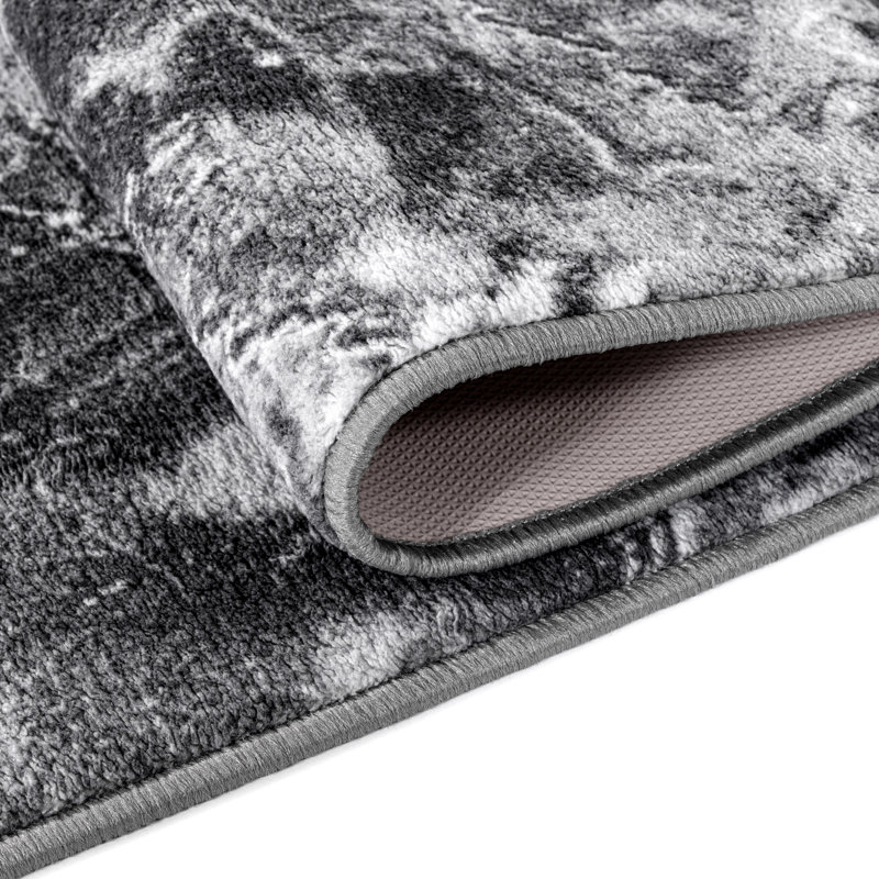 Solid Colour Area Rug, Rectangle 60 x 110 cm
