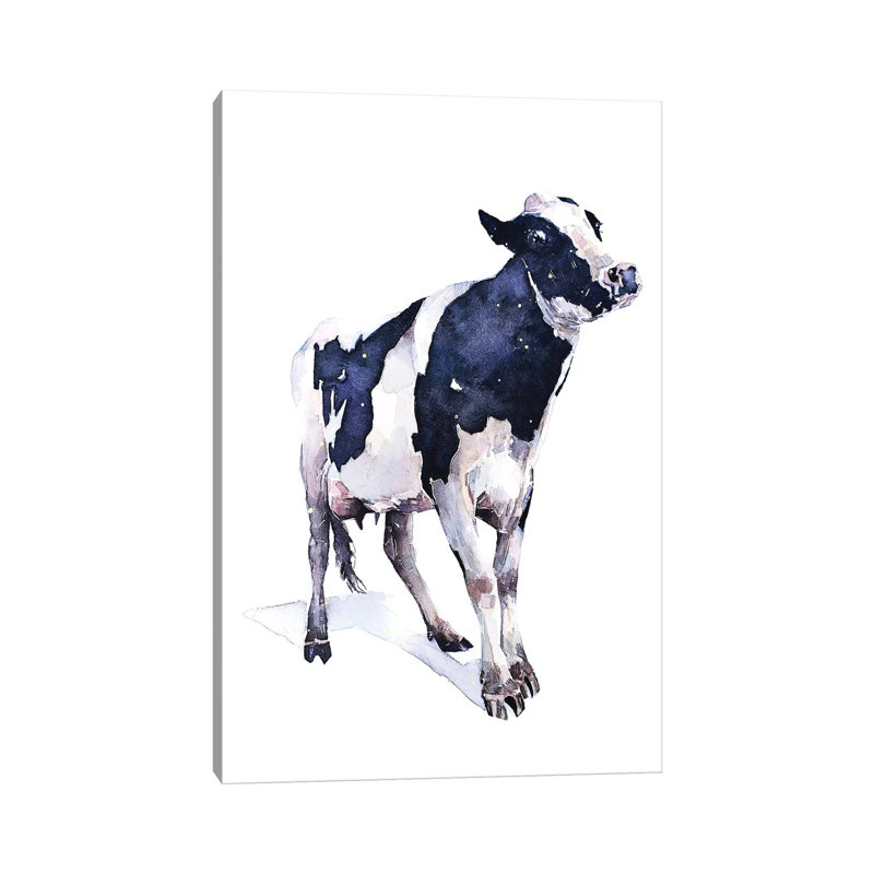 Cow - Painting on Canvas, Wrapped Canvas, 66.04 cm H x 45.72 cm W x 1.91 cm D