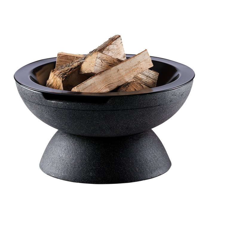 Round Charcoal Smokeless Fire Pit, Volcanic Ash