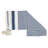 50X60" Brighton Blue Striped Throw Blanket, 2 Pack-121319971