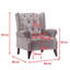 Sandringham Microsuede Wingback Chair-419975871