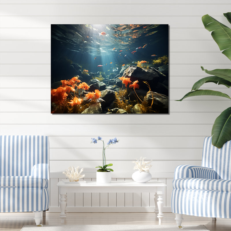 Beautiful Coral Kingdom, reproduction d'art sur toile, Toile tendue, H 24 po x l 32 po