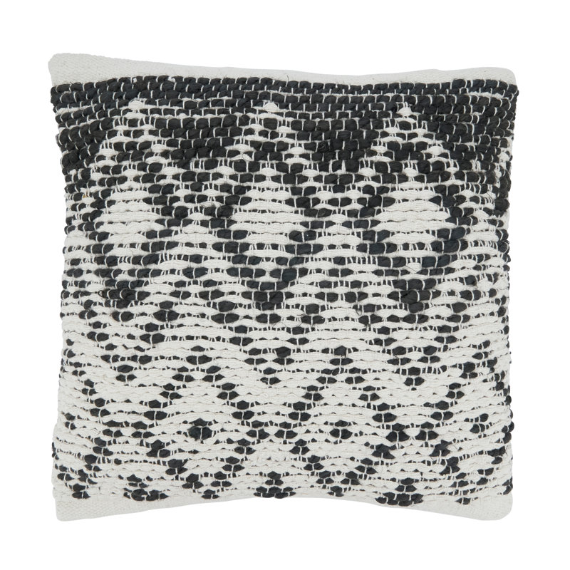 Haniyah Collection Geometric Cotton Blend Throw Pillow, Polyester/Polyfill