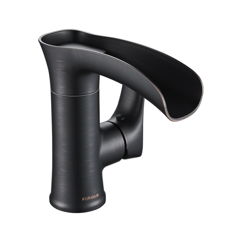 Single-Hole Single-handle Bathroom Faucet, Oil Rubbed Bronze