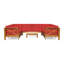 Ensemble de conversation modulaire d'extérieur 9 pièces-1170937580