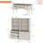 2 - Piece Office Set, 56" Executive Desk & Set Of 2 Bookcases With Drawers, Rustic White