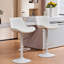 Swivel Upholstered Adjustable Height Counter Stool with Metal Frame-1816296421-1816296420