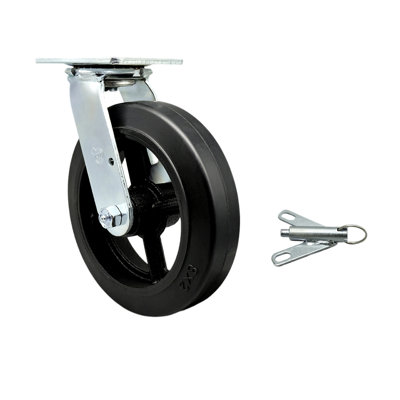 Rubber on Steel Caster