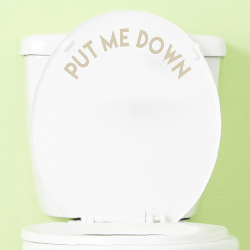Adhésif décoratif «Put Me Down», Beige