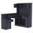 L-Shaped Computer Desk With Outlet, Drawers, Bookshelf, Modern Corner Desk, L-Shaped Study Table Writing Desk,Corner Gaming Computer Desk With Storage,Blue-2046019960