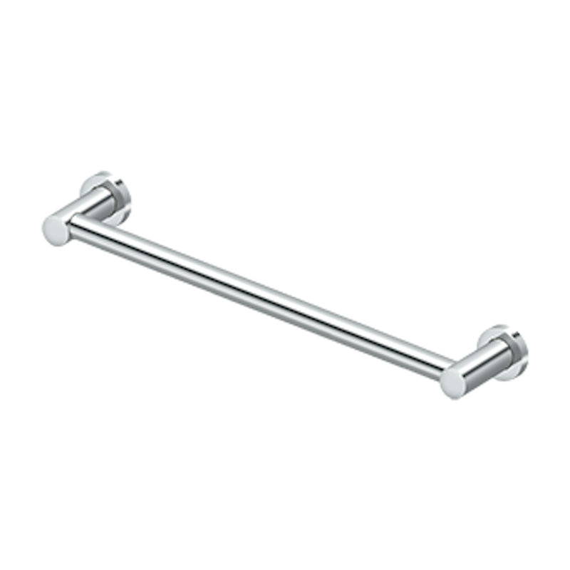 Deltana BBN2002/18-26 18" Center To Center Nobe Series Towel Bar Single Chrome, Chrome