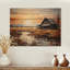 Paysage de grange au crépuscule I sur bois-381749568