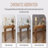 63" Farmhouse Console Table, Natural Wooden Sofa Table Rectangular Accent Console For Entryway, Hallway & Living Room (mix Brown)-876981172