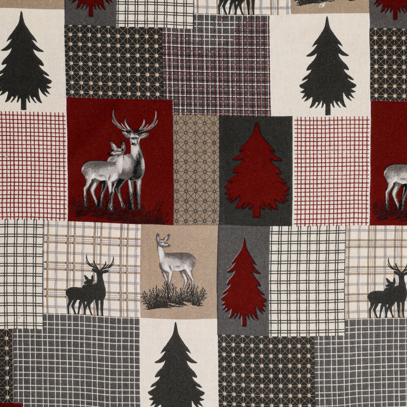 Ensemble de literie en flanelle 100 % coton, Chalet, Ensemble de draps pour lit double + drap-housse + 