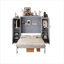 Lit escamotable escamotable pleine grandeur pour chambres d'amis et petits espaces, bois massif gris doux avec rangement intégré