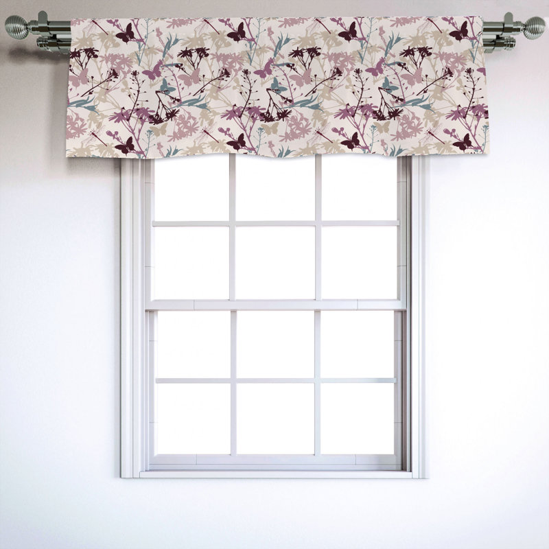 Sateen Ruffled Window Valance