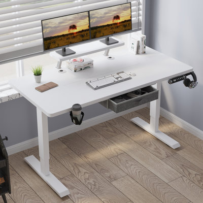 Bureau debout à hauteur réglable avec couche Lasherrie