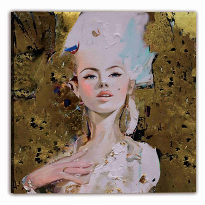 Golden Muse, reproduction de peinture à l'huile sur toile tendue