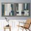 «Close to the Edge I», ensemble de 2 peintures sur toile encadrées-1648779368-1648779362