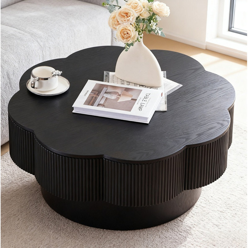 Table basse Mid Century, Black