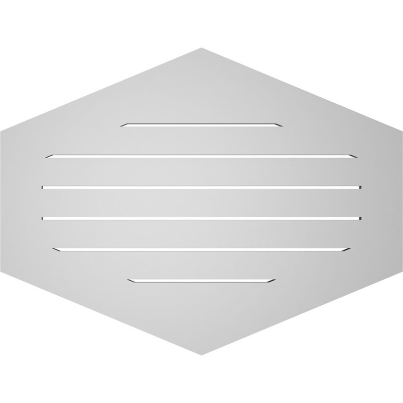 Pente verticale verticale en uréthane 5 pi, H 1 po x l 34 po x L 26 po