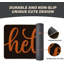 Paillasson noir et orange Hello Halloween