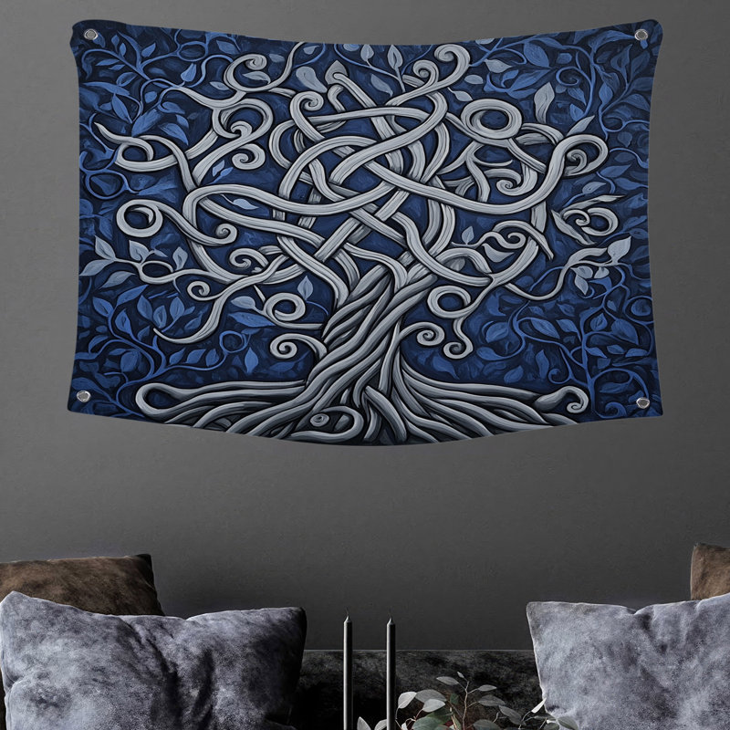 Tapisserie murale «Vine Tree» - Décoration murale abstraite, H 50 po x l 60 po