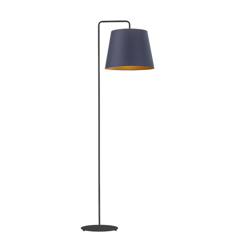 Ronja 156cm Task Floor Lamp, Navy, Black