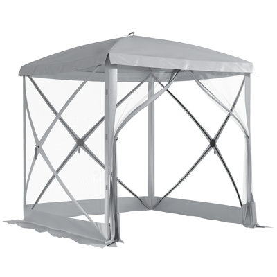 Pop-Up Screen House Gazebo Camping Instant Setup Tent