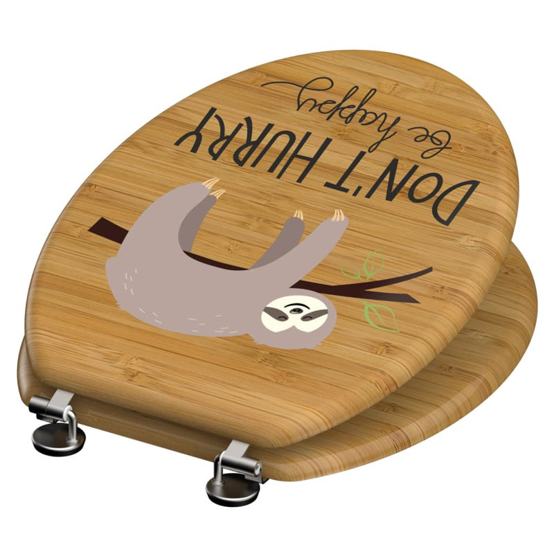 Schütte Toilet Seat with Soft-Close Don't Hurry
