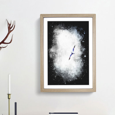 Flying Seagull - Framed Print