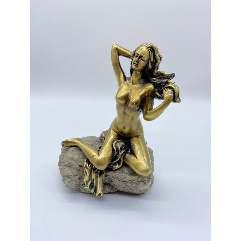 Collings Nude Lady on Rock