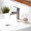 Robinet de salle de bains monotrou avec ensemble de drainage-86634265