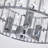 3-Light Crystal Ceiling Light Fixture Semi Flush Mount Chandelier with Drum Shade-1646427607