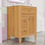 Meuble-lavabo avec lavabo, 2 tiroirs, 1 tiroir rabattable et tablette réglable-548100031