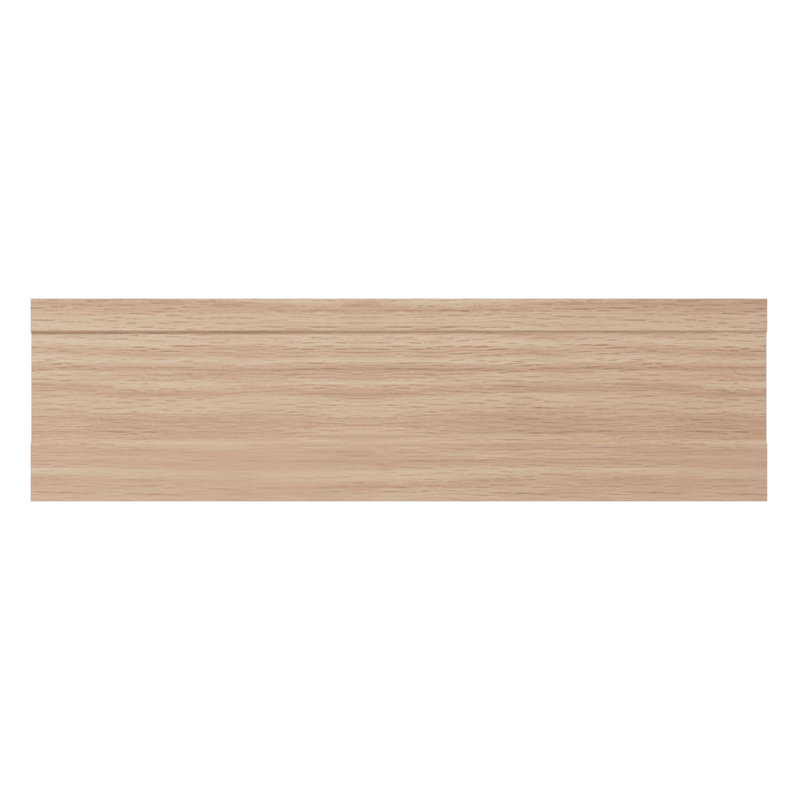 Moulure de style colonial à teinture en bois franc massif de l 5 1/4 po x l 96 po x P 5/35 po WM356, Chêne rouge