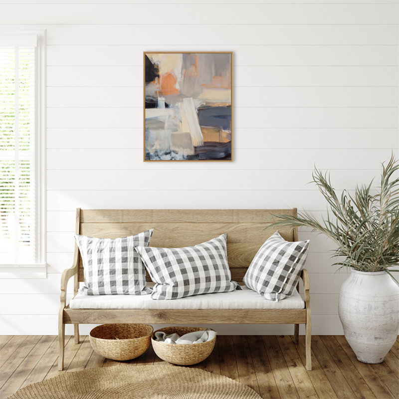 «Beale Street Abstract I» par Julia Purinton, H 28 po x l 23 po x P 2 po