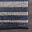 Tapis bleu en polypropylène tissé à la machine Rectangle Wilkeson-702757371