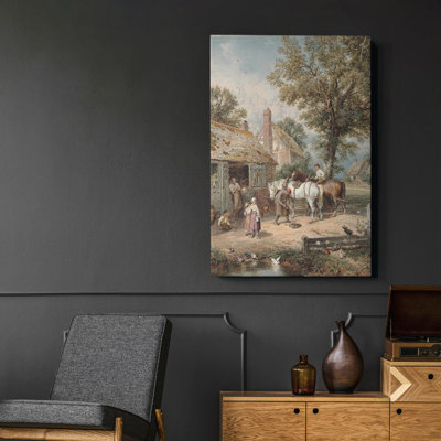 Peinture sur toile encadrée