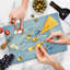 Ambesonne Ocean Life Cutting Board Large Size Sketch Scuba Diver Multicolor