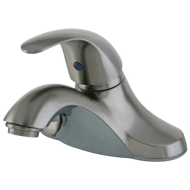 Legacy Centerset Bathroom Faucet, Without Pop Up Drain, Brushed Nickel